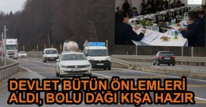 BOLU DAĞI KIŞA HAZIR....