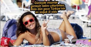 BOLU DÜN GECE EN SOĞUK İL OLDU