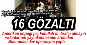 BOLU POLİSİNDEN DEV OPERASYON