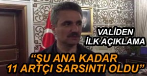 BOLU VALİSİ BARUŞ’TAN İLK AÇIKLAMA