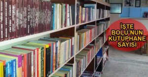 BOLU'DA YÜZÜN ÜSTÜNDE KÜTÜPHANE VAR