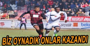 BOLUSPOR LİDERE MAĞLUP OLDU