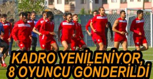 BOLUSPOR'DA 8 OYUNCU GÖNDERİLDİ