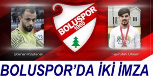 BOLUSPOR'DA İKİ TRANSFER BİRDEN