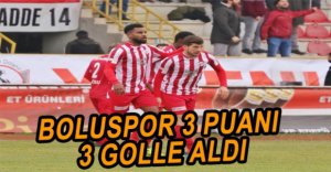 BOLUSPOR'DAN RAHAT GALİBİYET