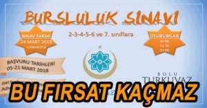 BURSLULUK SINAVI BAŞVURULARI BAŞLADI