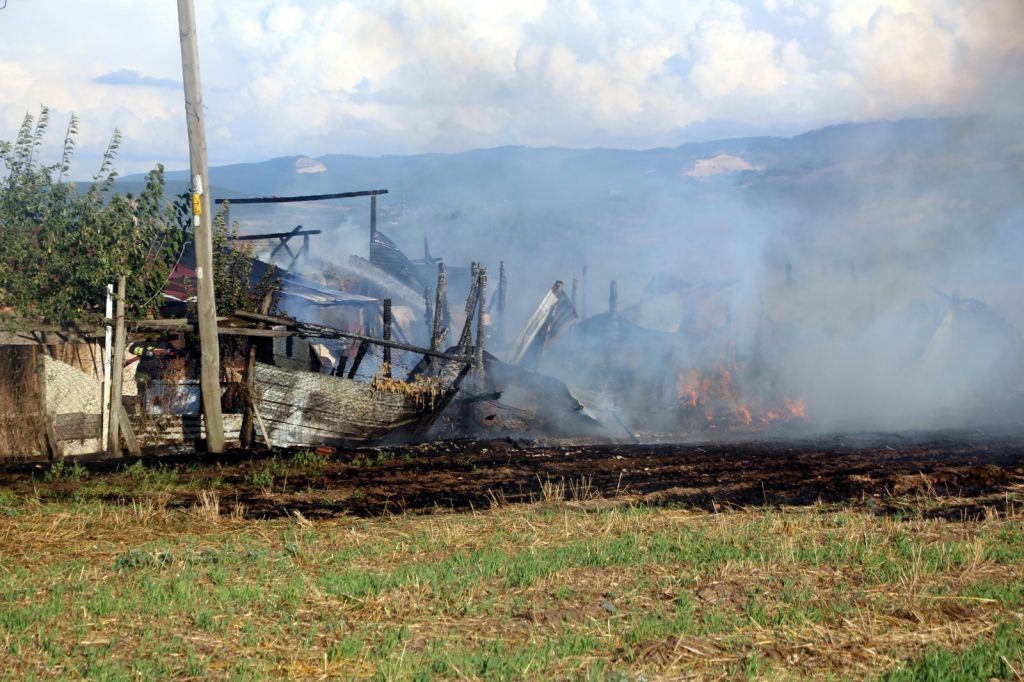 1 DÖNÜM ARAZİ KÜL OLDU