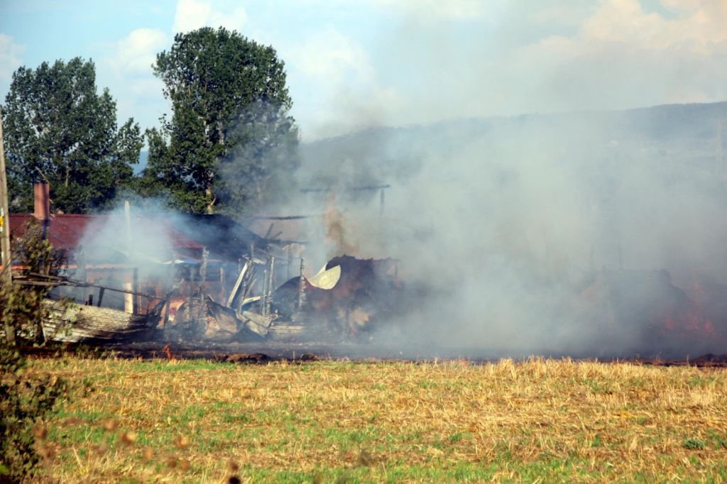 1 DÖNÜM ARAZİ KÜL OLDU