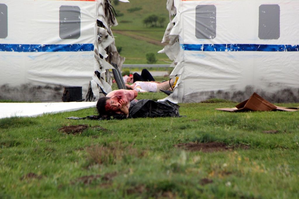 5 FARKLI FELAKET SENARYOSUNU CANLANDIRDILAR