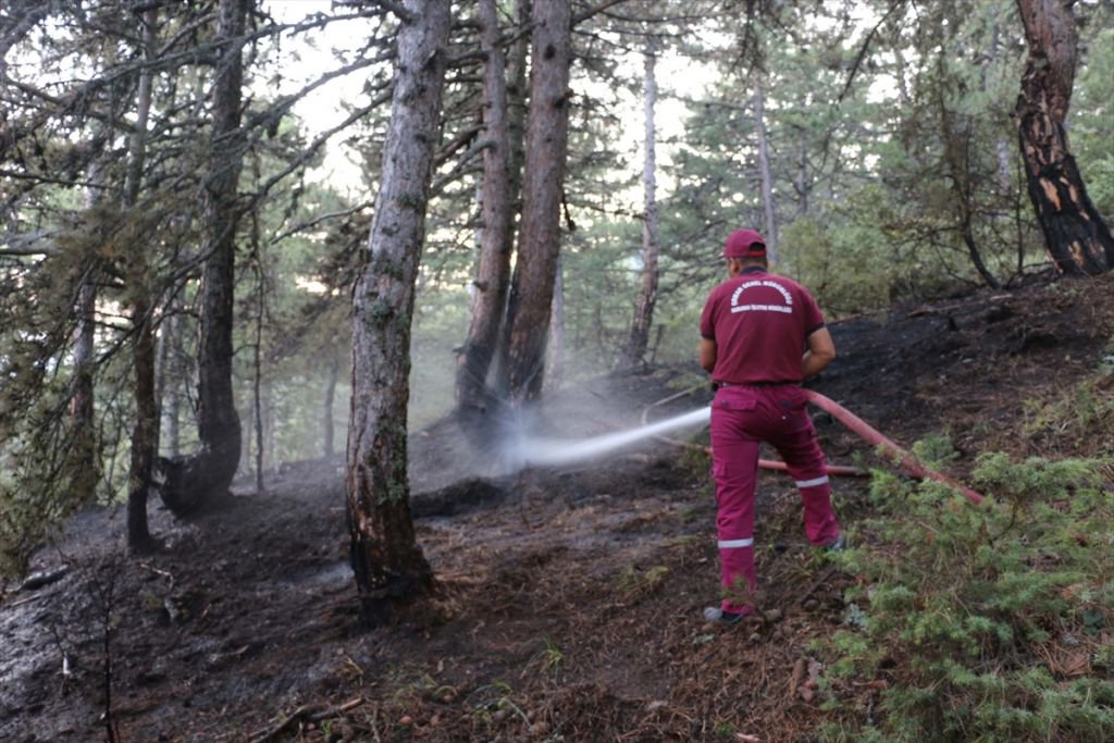 500 METREKARELİK ALAN YANDI