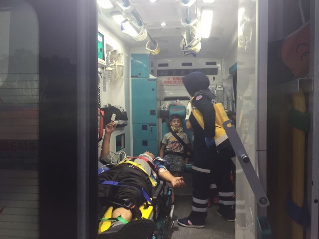 AĞAÇLARA ÇARPTILAR