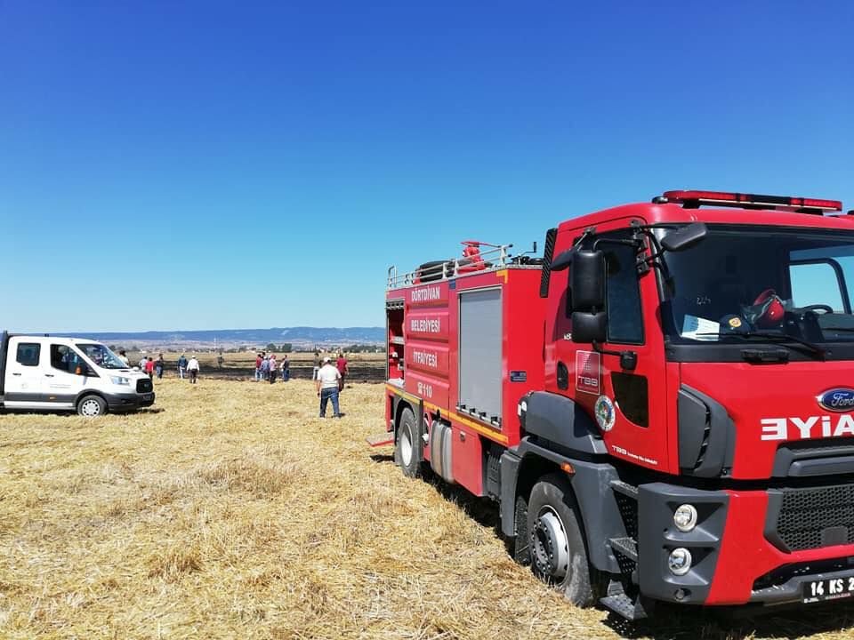 ANIZ YANGININDAN SON ANDA KURTARILDI