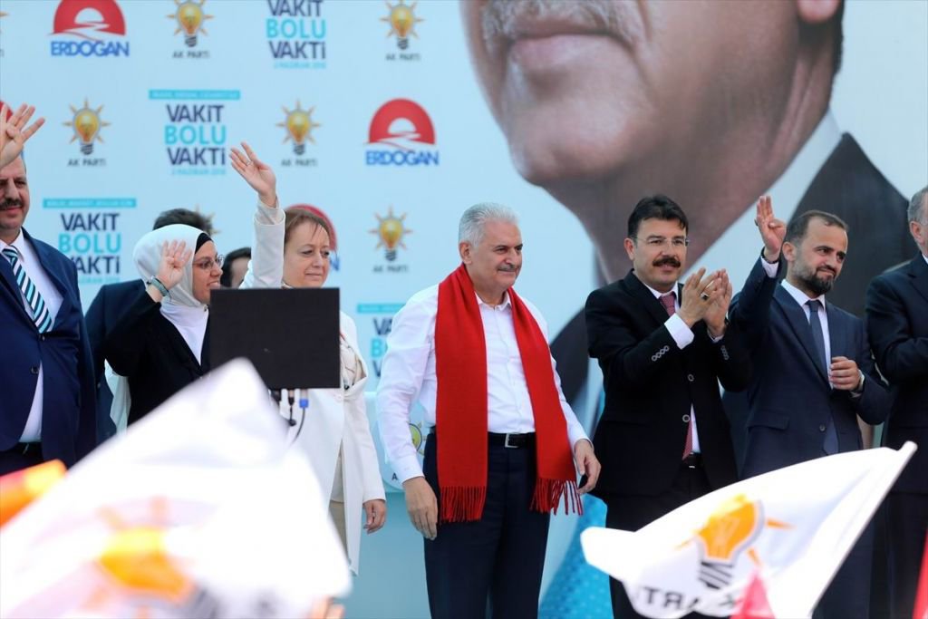 BAŞBAKAN YILDIRIM BOLU'DA KONUŞTU