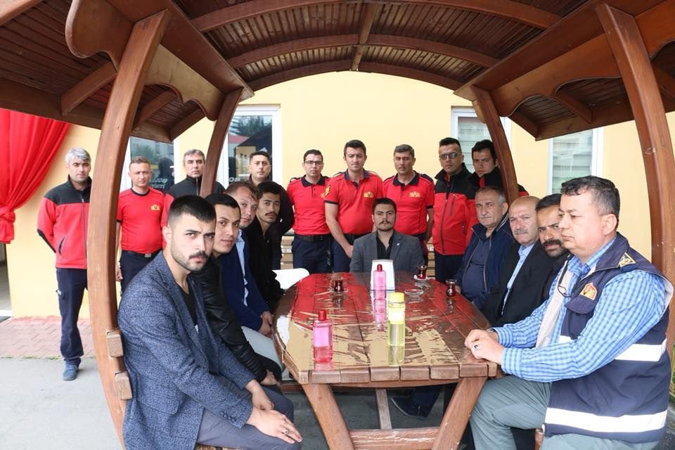 BAŞKAN TEK TEK TAZİYELERİ KABUL ETTİ