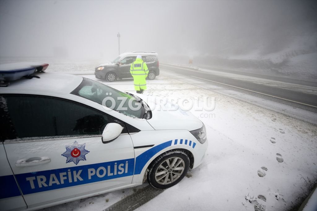 BOLU DAĞI KARLA KAPLANDI