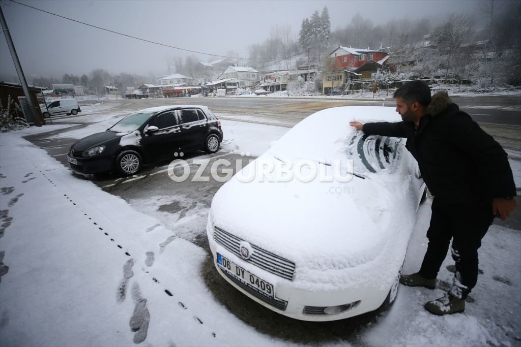 BOLU DAĞI KARLA KAPLANDI