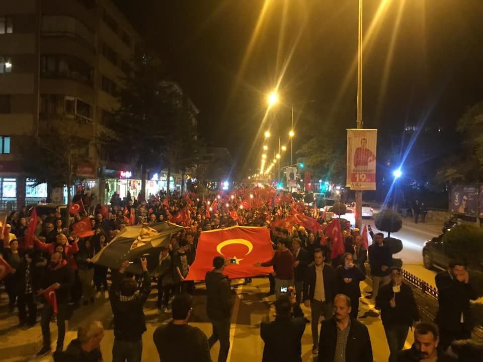 BOLU'DA FENER ALAYI COŞKUSU...