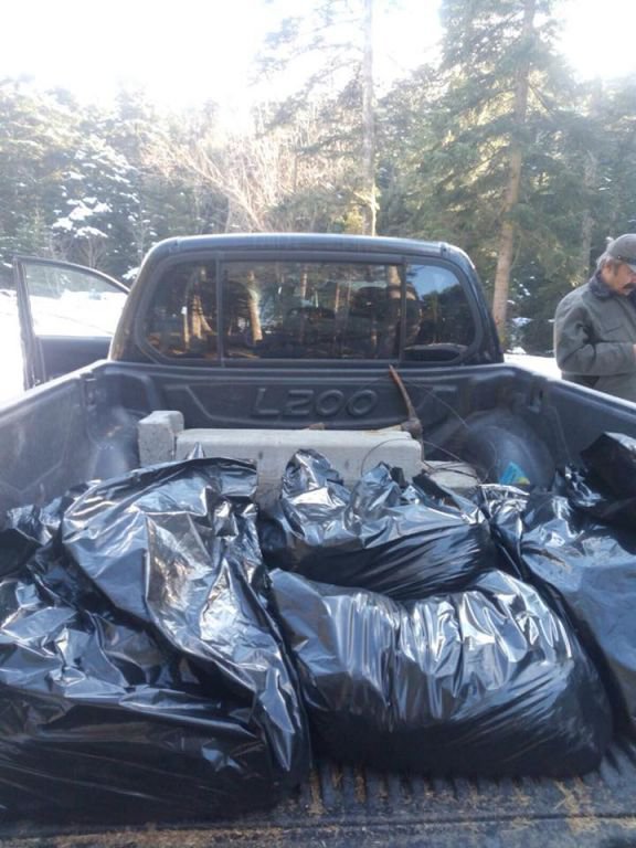 ETÇİL HAYVANLAR İÇİN DOĞAYA YEM BIRAKTILAR