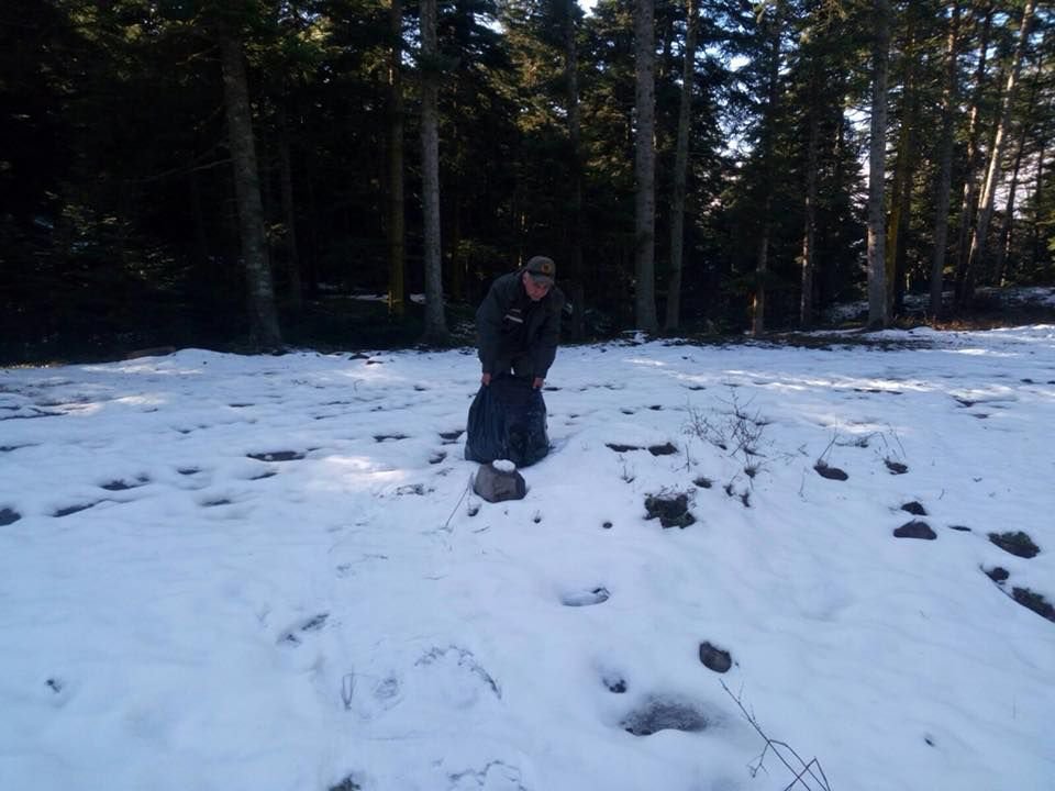 ETÇİL HAYVANLAR İÇİN DOĞAYA YEM BIRAKTILAR