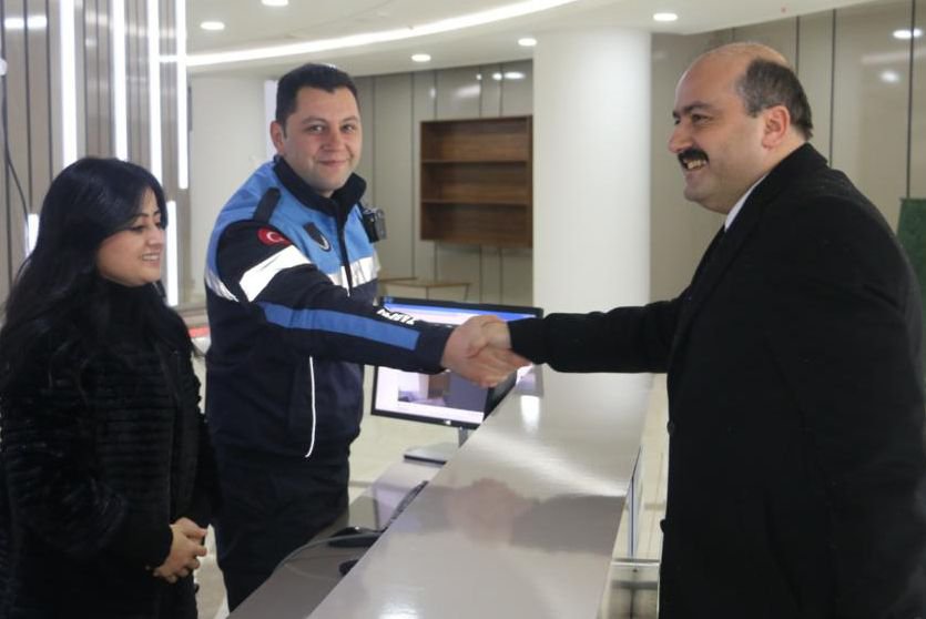 FATİH METİN BELEDİYE ÇALIŞANLARIYLA....