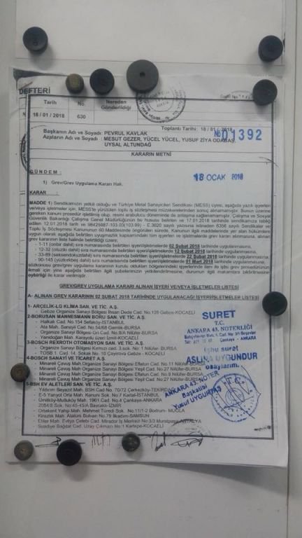 İŞÇİLER GREVE GİDECEK