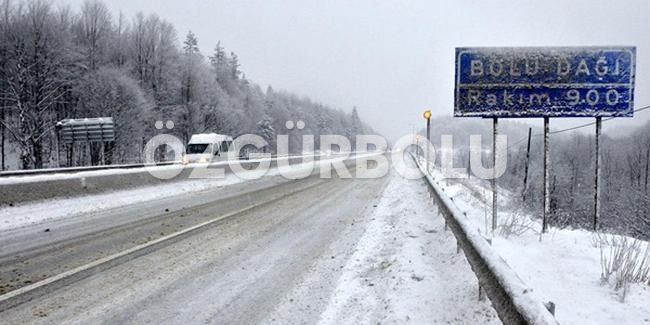 KAR BU KEZ SERT GELDİ