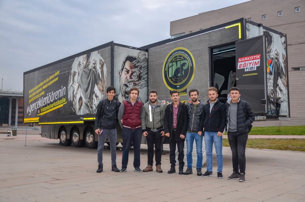 NARKOTİK TIRI ÜNİVERSİTEDE