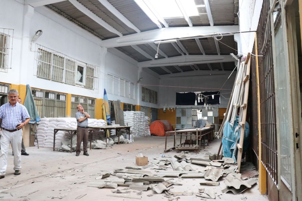 PAZAR ALANINDA HORTUM FELAKETİ