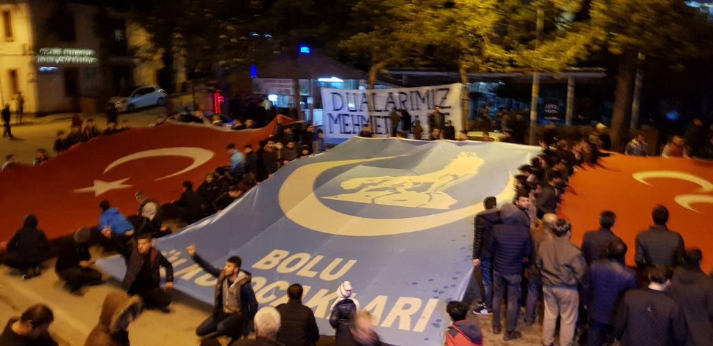 ÜLKÜCÜLER GEREDE’DE YÜRÜDÜ