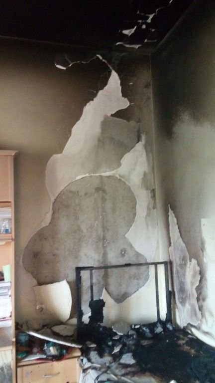 ÜTÜ, YANGIN ÇIKARDI