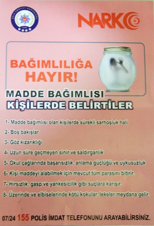 UYUŞTURUCU İLE MÜCADELE HIZ KESMEDEN DEVAM EDİYOR
