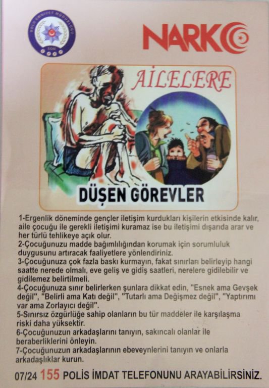 UYUŞTURUCU İLE MÜCADELE HIZ KESMEDEN DEVAM EDİYOR