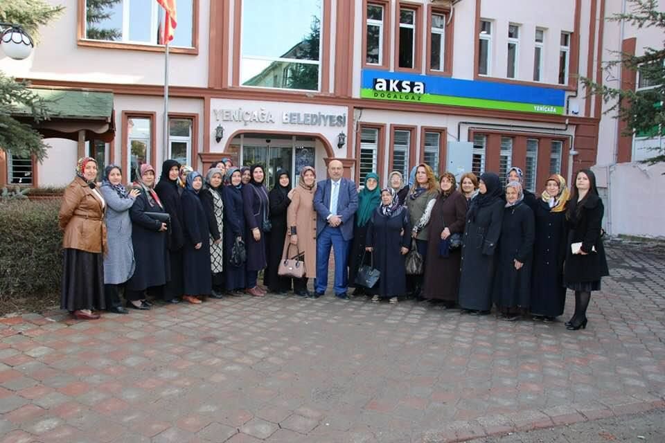 YENİÇAĞALI KADINLARDAN BAŞKAN’A ZİYARET