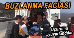 CENAZEYE GİDERKEN UÇURUMA YUVARLANDILAR