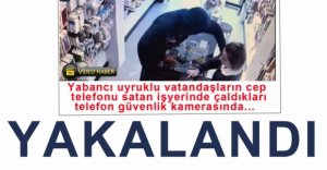 CEP TELEFONU HIRSIZI YAKALANDI