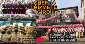 CHEF 14 KAFE RESTORAN HİZMETE AÇILDI