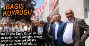 CHP'LİLER BAĞIŞTA BULUNDU