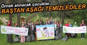 ÇOCUKLAR PİKNİKÇİLERİN DİKKATİNİ ÇEKTİ