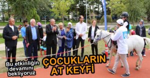 ÇOCUKLARIN AT KEYFİ...