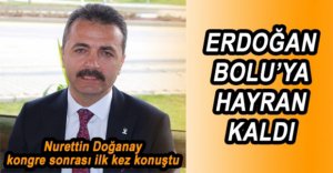 CUMHURBAŞKANI SAKARYA'DA BOLU'YU ANLATTI