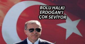 BOLU ERDOĞAN'A YİNE DESTEK VERDİ