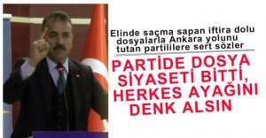 DOĞANAY'DAN DOSYACILARA SERT SÖZLER