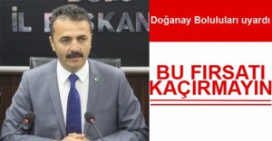 DOĞANAY'DAN İMAR UYARISI