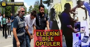 DOLANDIRDIĞI KUYUMCUNUN ELİNİ ÖPÜP VEDALAŞTI