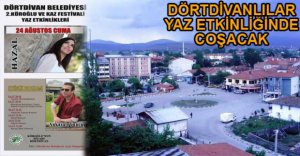 DÖRTDİVAN DA YAZ ETKİNLİĞİ