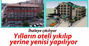 EFSANE OTEL YIKILIP YERİNE YENİSİ YAPILACAK