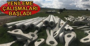 ELEKTRİK DİREKLERİNDE DEĞİŞİM BAŞLADI