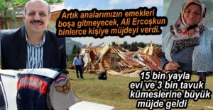 ERCOŞKUN'DAN BÜYÜK MÜJDE