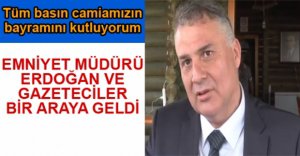 ERDOĞAN, GAZETECİLERİN BAYRAMINI KUTLADI