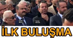 FATİH METİN VE TANJU ÖZCAN YANA YANA....